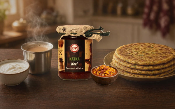 Crispy Katka Keri Achar Skin On vs Skin Off Comparison - Focus Keyword: Artisanal Craft