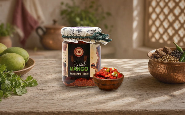 Discount Mango Pickle Pack Of: Gujarati Homemade Achar - Focus Keyword: Health & Spices