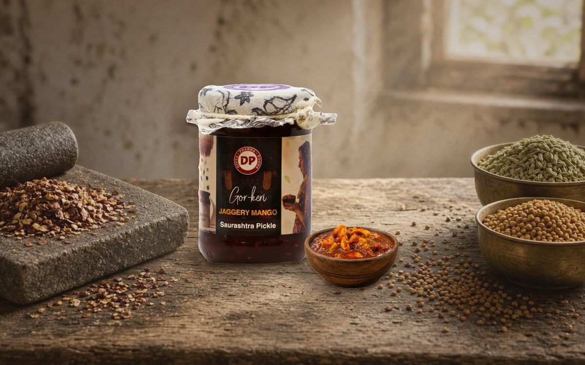 Authentic gor keri pickle mothers from Divyaprabha Foods - Focus Keyword: Artisanal Craft