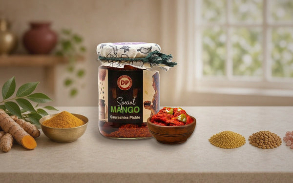 Gujarati Homemade Achar - Focus Keyword: Health & Spices