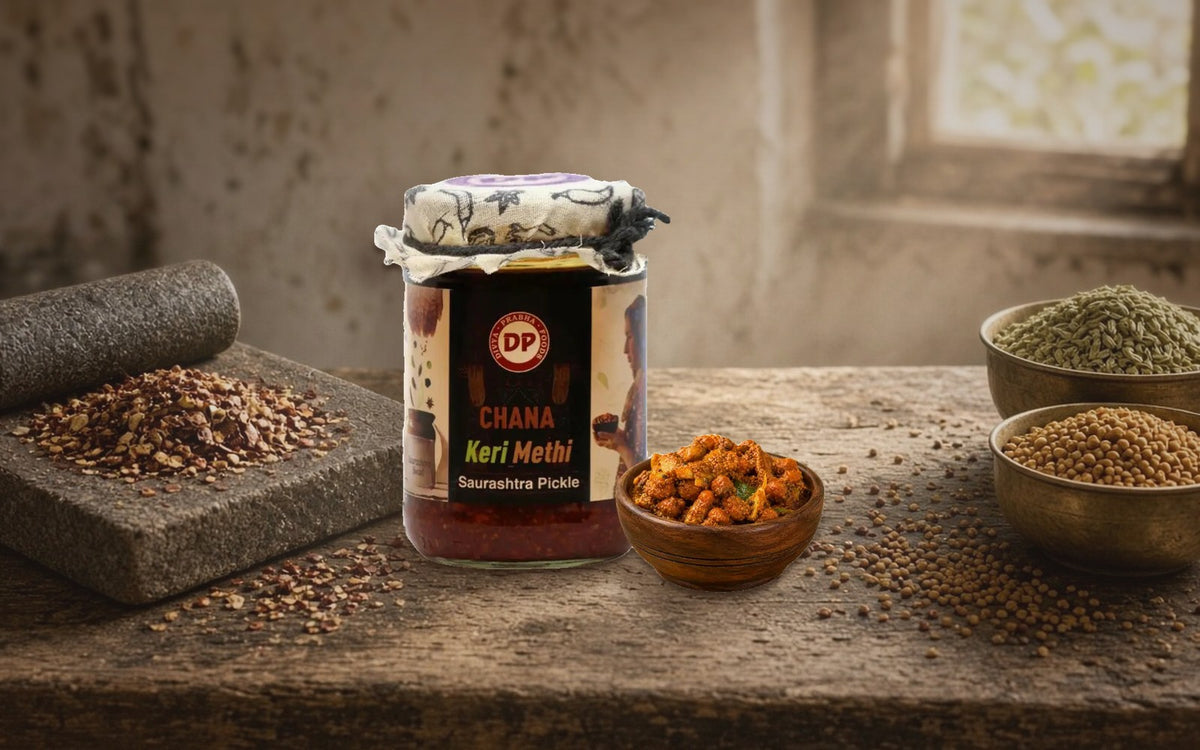 hand made chana methi papad Homemade Achar - Focus Keyword: Pickle Pairings