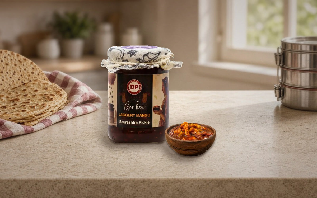 Jaggery Gor Keri Achar: Traditional Sweet Mango Pickle - Focus Keyword: Pickle Pairings