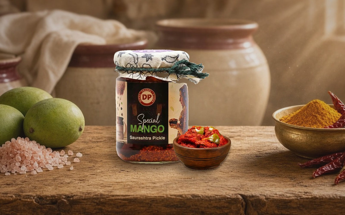 Mango Pickle 500 G: Gujarati Homemade Achar Guide - Focus Keyword: Heritage Recipes