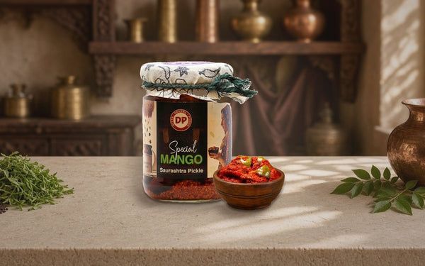 Authentic Mango Pickle from Divyaprabha Foods - Focus Keyword: Health & Spices