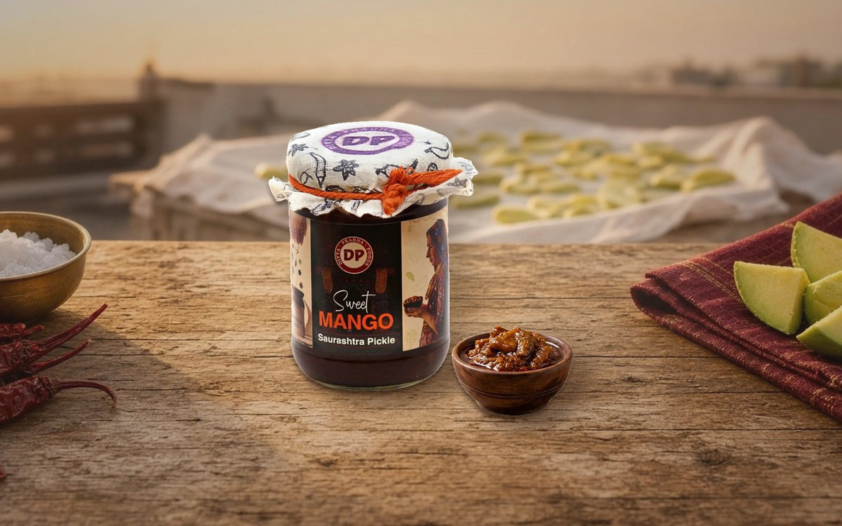 Authentic sweet mango pickle from Divyaprabha Foods - Focus Keyword: Buying Guides