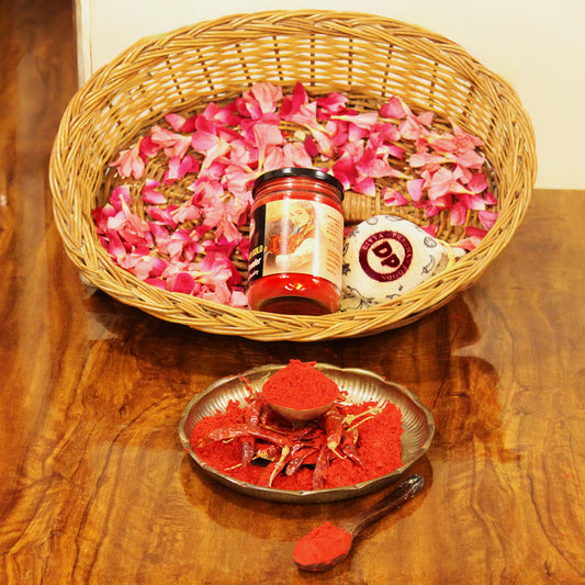 Kashmiri Chili Powder (Gold) | No Artificial Colours Or Preservatives