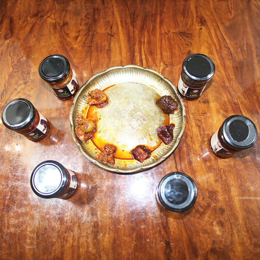 Saurashtra Special 6 Pack Sweet, Tangy & Chatpata Pickle Combo