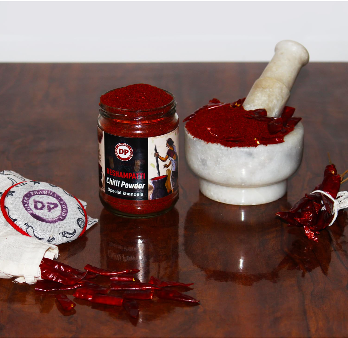 Premium Quality Chilli Powder Combo Reshampatti & Kashmiri Gold