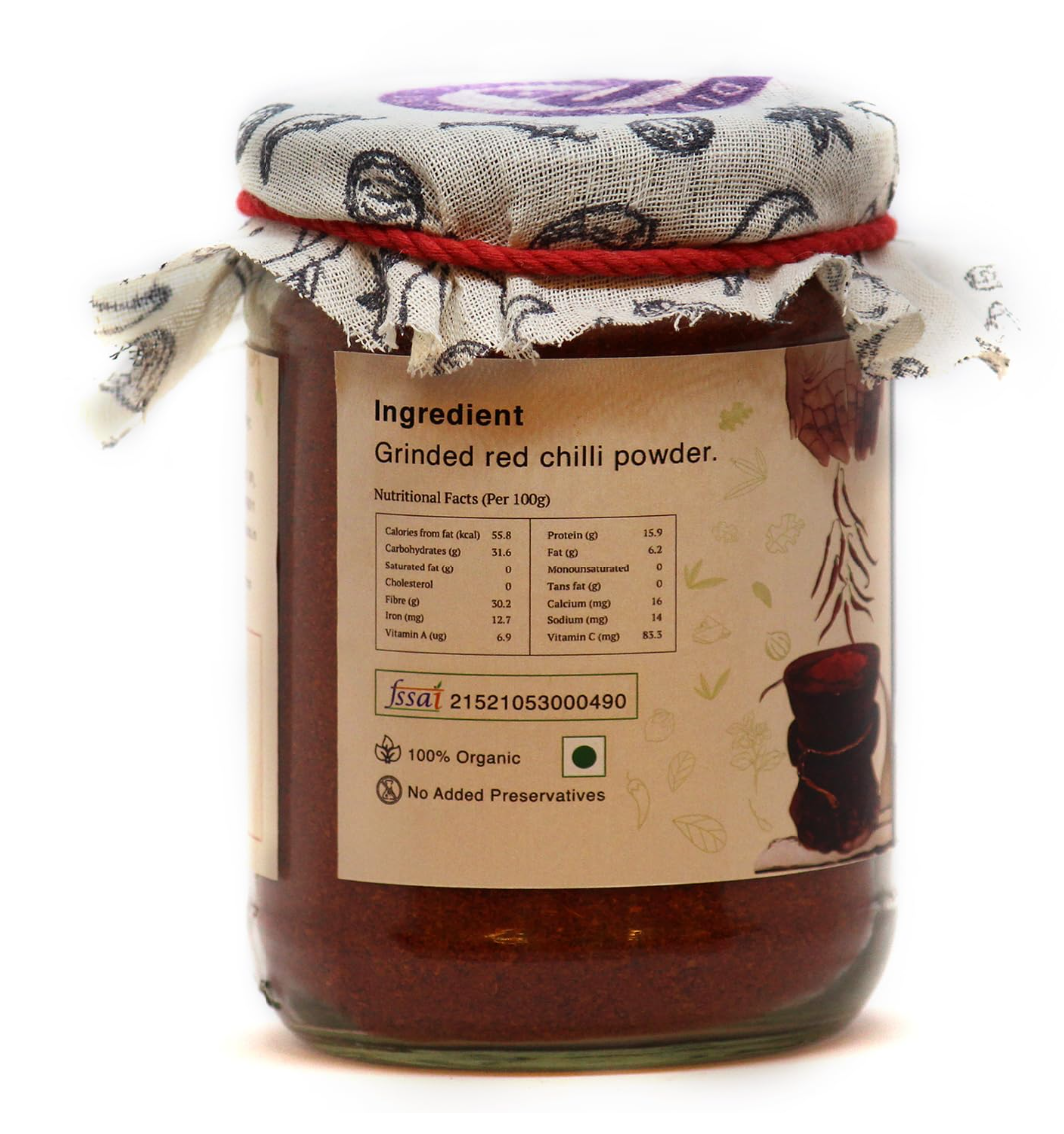 Reshampatti Khandela Chilli Powder No Artificial Colours Or Preservatives