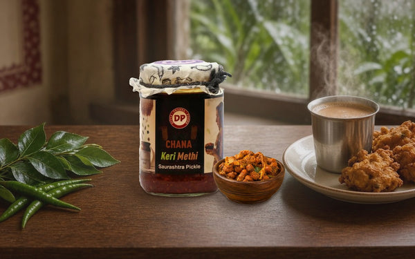 chana methi keri achar: Gujarati Homemade Achar Guide - Focus Keyword: Pickle Pairings