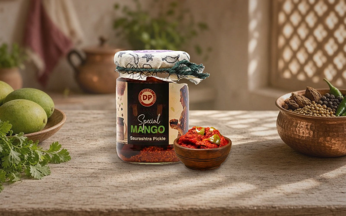 Discount Mango Pickle Pack Of: Gujarati Homemade Achar - Focus Keyword: Health & Spices