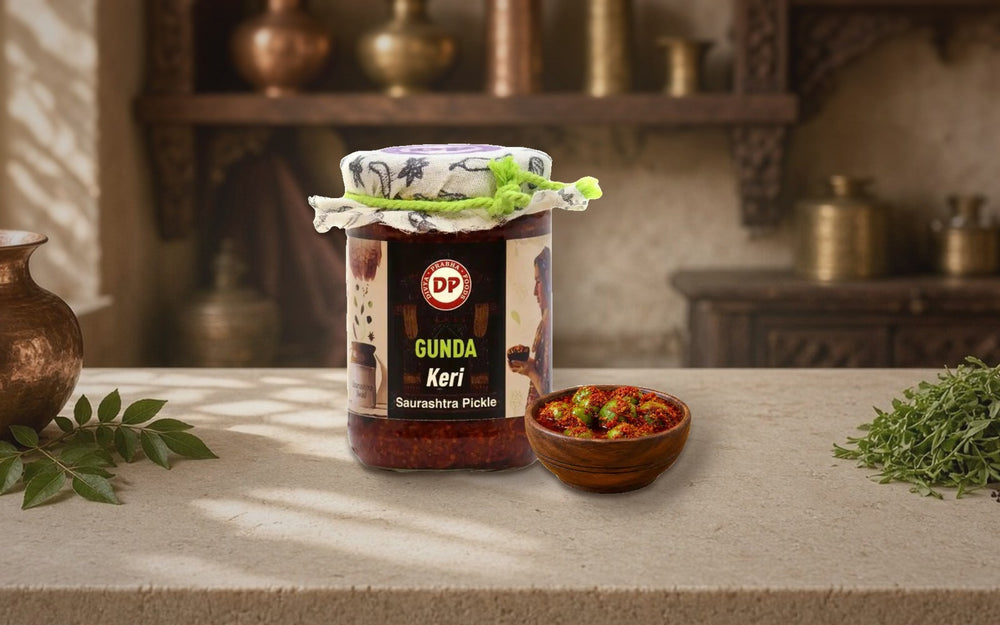 Buy lasode aur aam ka achar | Saurashtra Achar Guide - Focus Keyword: Artisanal Craft