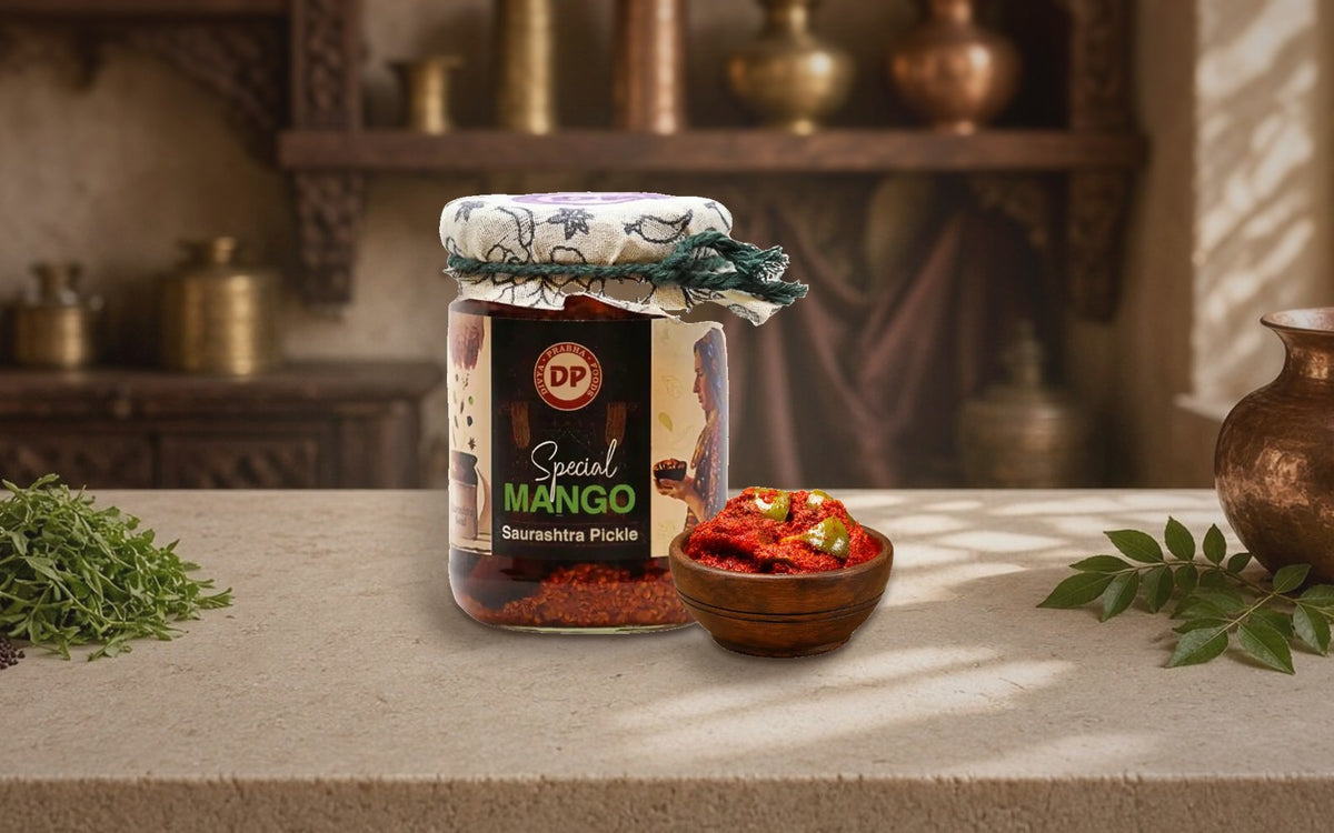 Authentic Mango Pickle from Divyaprabha Foods - Focus Keyword: Health & Spices