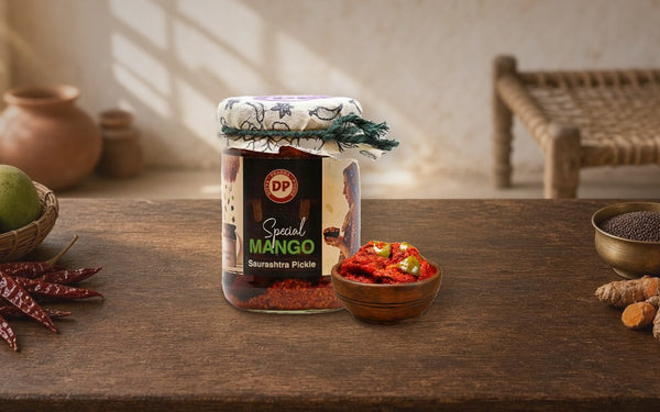 Mango Pickle — Traditional Kathiyawadi Pickle - Focus Keyword: Health & Spices