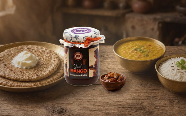 sweet mango achar 1kg: Gujarati Homemade Achar Guide - Focus Keyword: Pickle Pairings