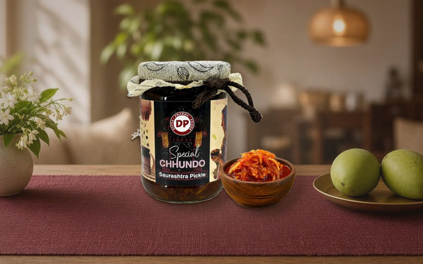 Sweet Shredded Mango Relish History: Traditional Chhundo - Focus Keyword: Artisanal Craft