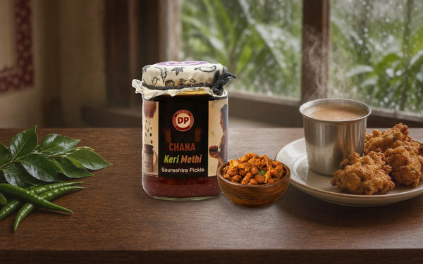 Traditional Gujarati Methi Mango Pickle Breakfast Pairing - Focus Keyword: Pickle Pairings
