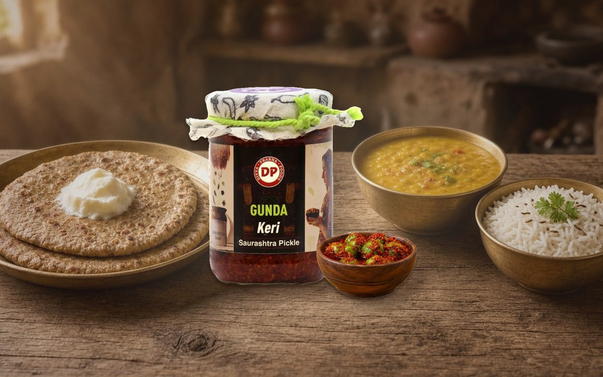 Traditional Kathiyawadi Bajra Rotla & Pickle Pairing - Focus Keyword: Pickle Pairings