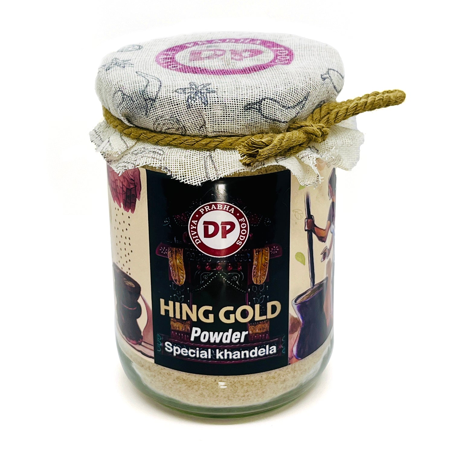 Hing Powder | 100% Pure Asafoetida | Gold Quality Heeng | No Artificial Colours | Divyaprabha Foods