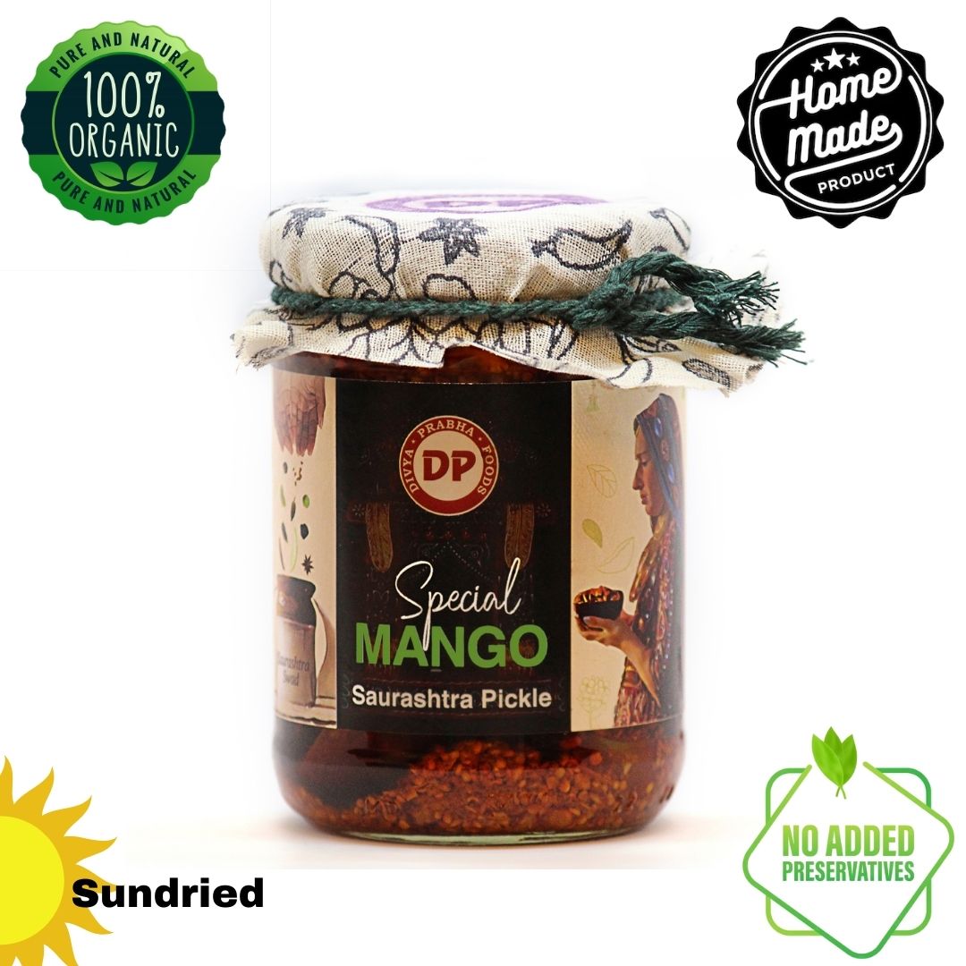 Mango Pickle | Traditional Keri Achar | Gujarati Aam Ka Achaar | No Artificial Colours | Divyaprabha Foods